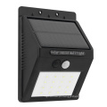 Energia Solar Montado Na Parede Sensor De Movimento Ao Ar Livre Iluminação Solar Lâmpada LED Luz Solar, Luz Da Parede Solar